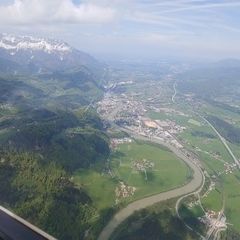 Verortung via Georeferenzierung der Kamera: Aufgenommen in der Nähe von Gemeinde Kuchl, Österreich in 1600 Meter